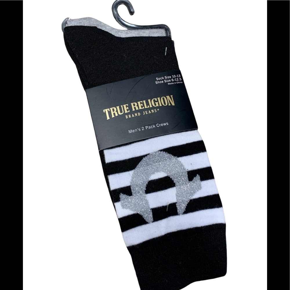True Religion Crew Socks 2-pack
